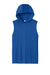 Sport-Tek ST352H Mens Moisture Wicking Competitor Hooded Tank Top Hoodie True Royal Blue Flat Front