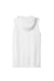 Sport-Tek ST352H Mens Moisture Wicking Competitor Hooded Tank Top Hoodie White Flat Back