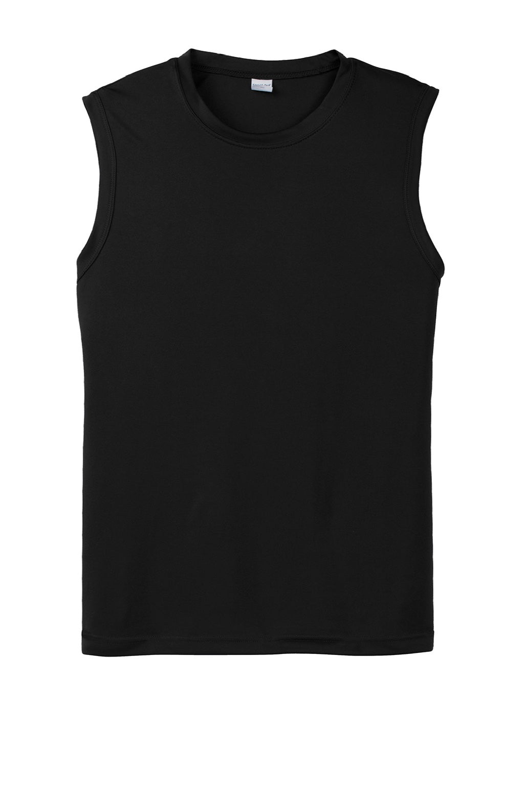 Sport-Tek ST352 Mens Competitor Moisture Wicking Tank Top Black Flat Front