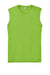 Sport-Tek ST352 Mens Competitor Moisture Wicking Tank Top Lime Shock Green Flat Front