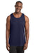 Sport-Tek ST356 Mens Competitor Moisture Wicking Tank Top True Navy Blue Model Front