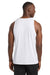 Sport-Tek ST356 Mens Competitor Moisture Wicking Tank Top White Model Back