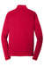 Sport-Tek ST357 Mens Competitor Moisture Wicking 1/4 Zip Sweatshirt Deep Red Flat Back