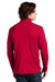 Sport-Tek ST357 Mens Competitor Moisture Wicking 1/4 Zip Sweatshirt Deep Red Model Back