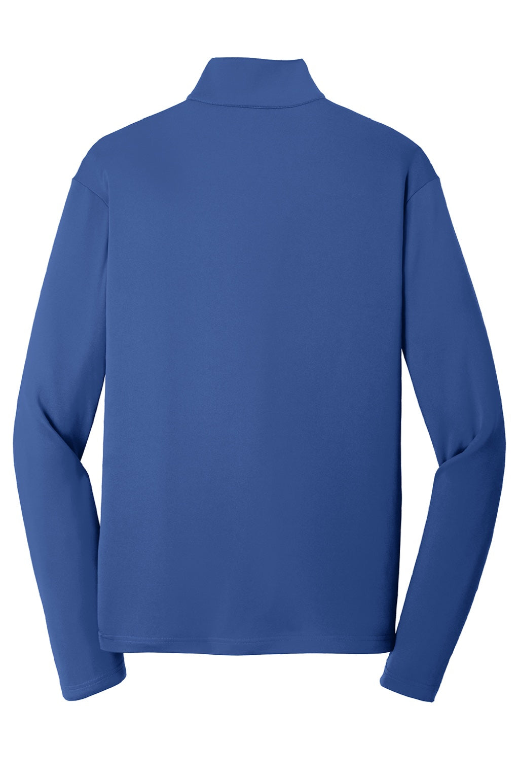 Sport-Tek ST357 Mens Competitor Moisture Wicking 1/4 Zip Sweatshirt Royal Blue Flat Back