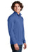 Sport-Tek ST357 Mens Competitor Moisture Wicking 1/4 Zip Sweatshirt Royal Blue Model Side