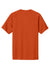 Sport-Tek ST359 Mens Moisture Wicking Competitor 2 Button Short Sleeve Henley Deep Orange Flat Back