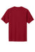 Sport-Tek ST359 Mens Moisture Wicking Competitor 2 Button Short Sleeve Henley Deep Red Flat Back