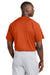Sport-Tek ST359 Mens Moisture Wicking Competitor 2 Button Short Sleeve Henley Deep Orange Model Back