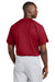 Sport-Tek ST359 Mens Moisture Wicking Competitor 2 Button Short Sleeve Henley Deep Red Model Back