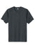 Sport-Tek ST359 Mens Moisture Wicking Competitor 2 Button Short Sleeve Henley Iron Grey Flat Front