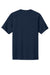 Sport-Tek ST359 Mens Moisture Wicking Competitor 2 Button Short Sleeve Henley True Navy Blue Flat Back
