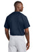 Sport-Tek ST359 Mens Moisture Wicking Competitor 2 Button Short Sleeve Henley True Navy Blue Model Back