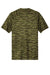 Sport-Tek ST375 Mens Drift Camo Moisture Wicking Short Sleeve Crewneck T-Shirt Olive Drab Green Flat Back