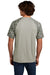 Sport-Tek ST376 Mens Drift Camo Colorblock Moisture Wicking Short Sleeve Crewneck T-Shirt Silver Grey Model Back