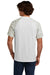 Sport-Tek ST376 Mens Drift Camo Colorblock Moisture Wicking Short Sleeve Crewneck T-Shirt White Model Back