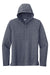 Sport-Tek ST406 Mens Moisture Wicking Long Sleeve Hooded T-Shirt Hoodie Heather True Navy Blue Flat Front
