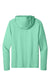 Sport-Tek ST420LSH Mens Posi-UV Pro Moisture Wicking Long Sleeve Hooded T-Shirt Hoodie Bright Seafoam Green Flat Back