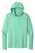 Sport-Tek ST420LSH Mens Posi-UV Pro Moisture Wicking Long Sleeve Hooded T-Shirt Hoodie Bright Seafoam Green Flat Front