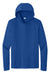 Sport-Tek ST420LSH Mens Posi-UV Pro Moisture Wicking Long Sleeve Hooded T-Shirt Hoodie True Royal Blue Flat Front
