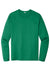 Sport-Tek ST420LS Mens Moisture Wicking Long Sleeve Crewneck T-Shirt Kelly Green Flat Front