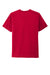 Sport-Tek ST420 Mens Moisture Wicking Short Sleeve Crewneck T-Shirt Deep Red Flat Back