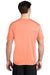 Sport-Tek ST420 Mens Moisture Wicking Short Sleeve Crewneck T-Shirt Soft Coral Orange Model Back