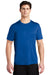 Sport-Tek ST420 Mens Moisture Wicking Short Sleeve Crewneck T-Shirt True Royal Blue Model Front