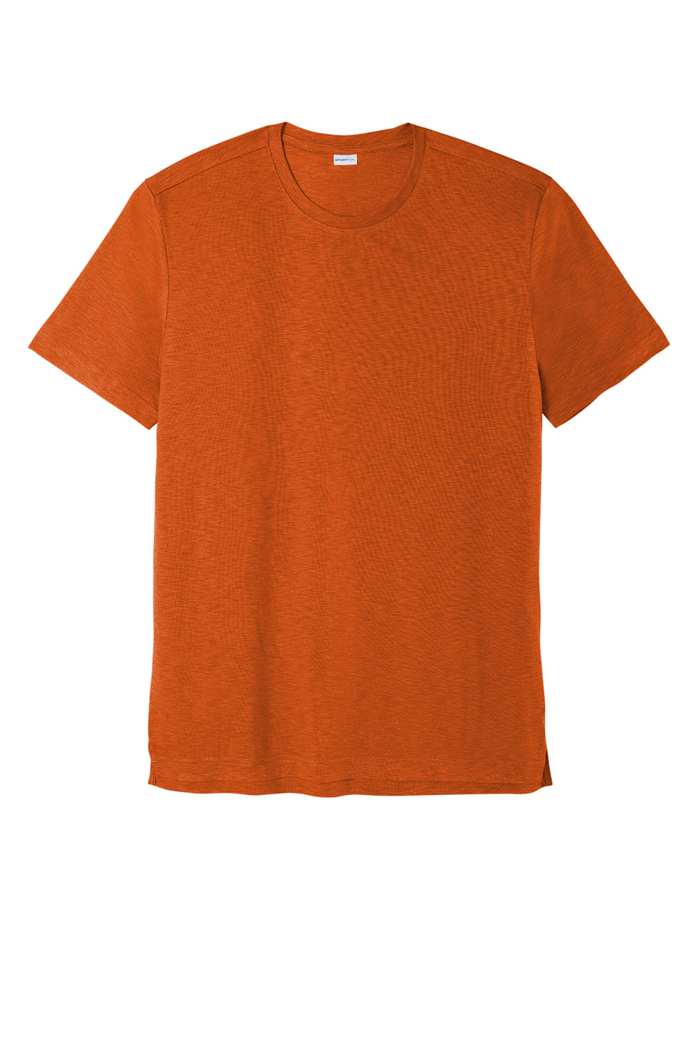 Sport-Tek ST430 Mens Strive Moisture Wicking Short Sleeve Crewneck T-Shirt Texas Orange Flat Front