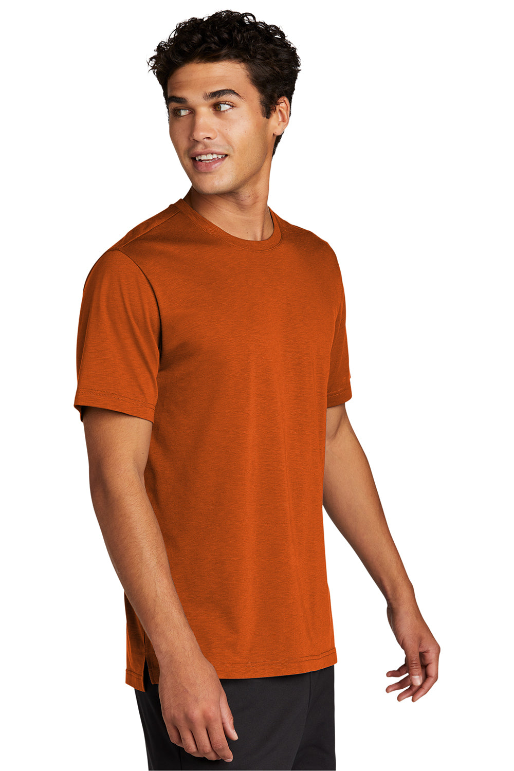 Sport-Tek ST430 Mens Strive Moisture Wicking Short Sleeve Crewneck T-Shirt Texas Orange Model 3q
