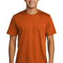 Sport-Tek Mens Strive Moisture Wicking Short Sleeve Crewneck T-Shirt - Texas Orange - Closeout