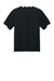 Sport-Tek ST440 Mens Club Moisture Wicking Short Sleeve Crewneck T-Shirt Black/White Flat Back