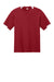 Sport-Tek ST440 Mens Club Moisture Wicking Short Sleeve Crewneck T-Shirt Deep Red/White Flat Front