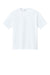 Sport-Tek ST440 Mens Club Moisture Wicking Short Sleeve Crewneck T-Shirt White/White Flat Front