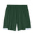 Sport-Tek ST442 Mens Club Moisture Wicking Shorts Forest Green/White Flat Front
