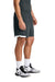 Sport-Tek ST442 Mens Club Moisture Wicking Shorts Iron Grey/White Model Side