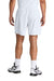 Sport-Tek ST442 Mens Club Moisture Wicking Shorts White/White Model Back