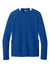 Sport-Tek ST443 Mens Club Moisture Wicking 1/4 Zip Sweatshirt True Royal Blue/White Flat Front