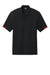 Sport-Tek ST444 Mens Club Colorblock Moisture Wicking Short Sleeve Polo Shirt Black/Deep Red Flat Front