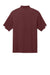 Sport-Tek ST444 Mens Club Colorblock Moisture Wicking Short Sleeve Polo Shirt Maroon/White Flat Back
