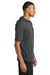 Sport-Tek ST445 Mens Club Short Sleeve Hooded T-Shirt Hoodie Iron Grey Model Side