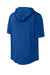 Sport-Tek ST445 Mens Club Short Sleeve Hooded T-Shirt Hoodie True Royal Blue Forn Back