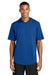 Sport-Tek ST445 Mens Club Short Sleeve Hooded T-Shirt Hoodie True Royal Blue Model Front