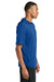 Sport-Tek ST445 Mens Club Short Sleeve Hooded T-Shirt Hoodie True Royal Blue Model Side