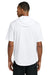 Sport-Tek ST445 Mens Club Short Sleeve Hooded T-Shirt Hoodie White Model Back