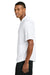 Sport-Tek ST445 Mens Club Short Sleeve Hooded T-Shirt Hoodie White Model Side