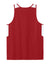 Sport-Tek ST446 Mens Club Track Tank Top Deep Red/White Flat Back