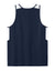 Sport-Tek ST446 Mens Club Track Tank Top True Navy Blue/White Flat Back