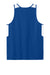 Sport-Tek ST446 Mens Club Track Tank Top True Royal Blue/White Flat Back