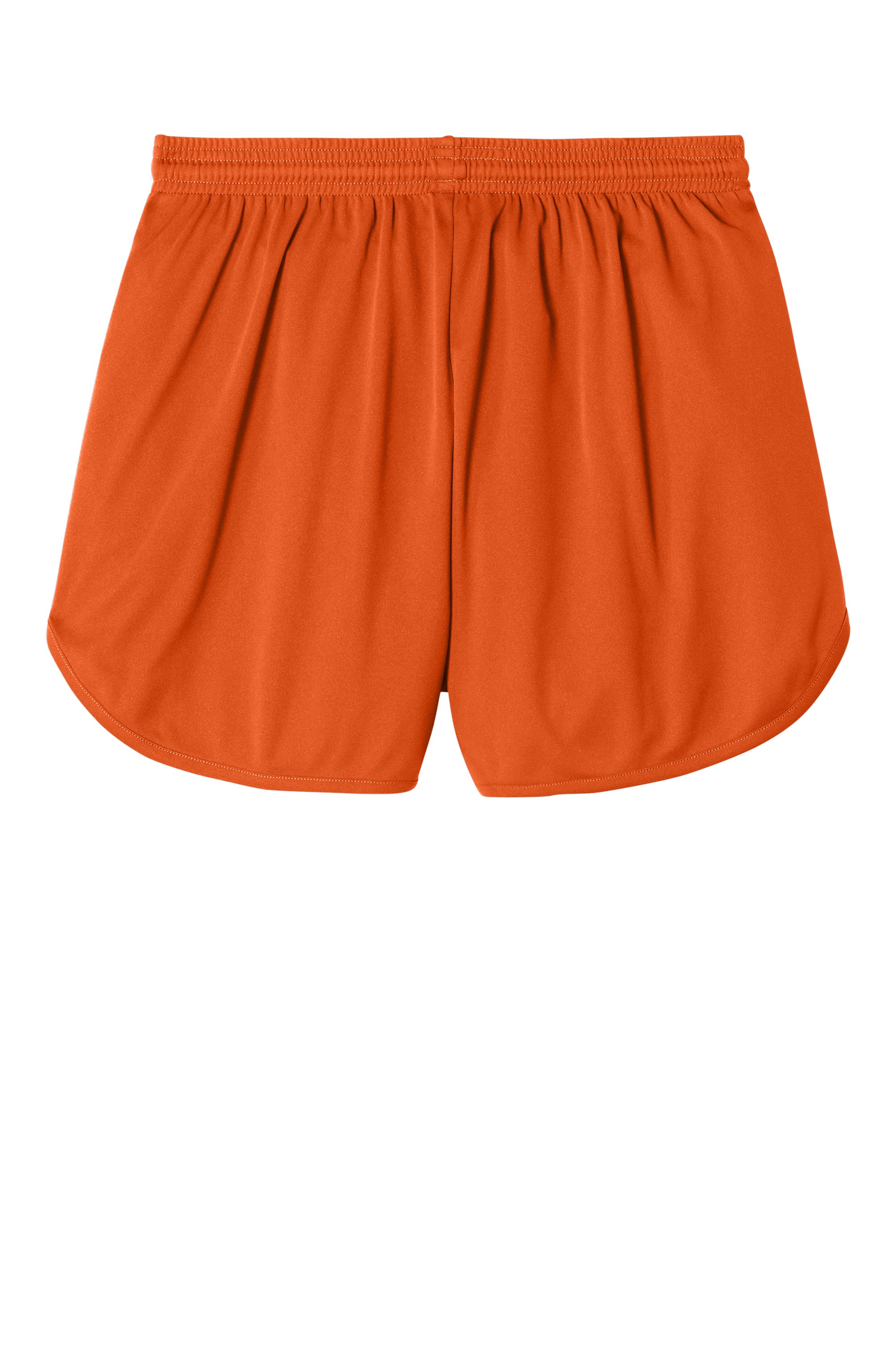 Sport-Tek ST447 Mens Club Track Shorts Deep Orange Flat Back